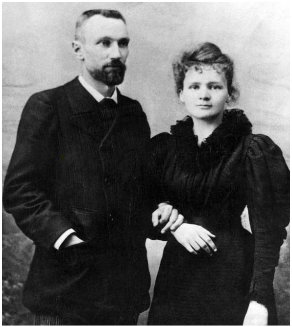 Marie Curie and Pierre Curie