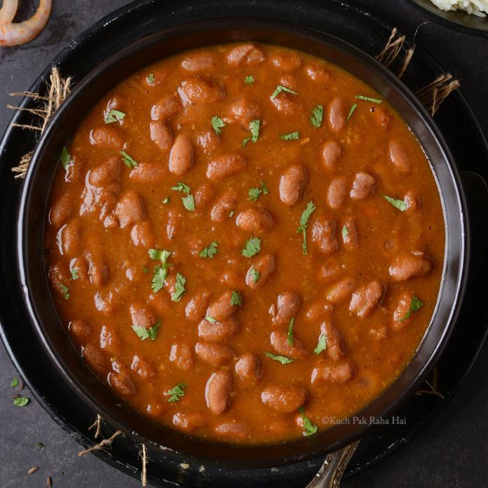 Rajma (Kidney Beans) in a pan