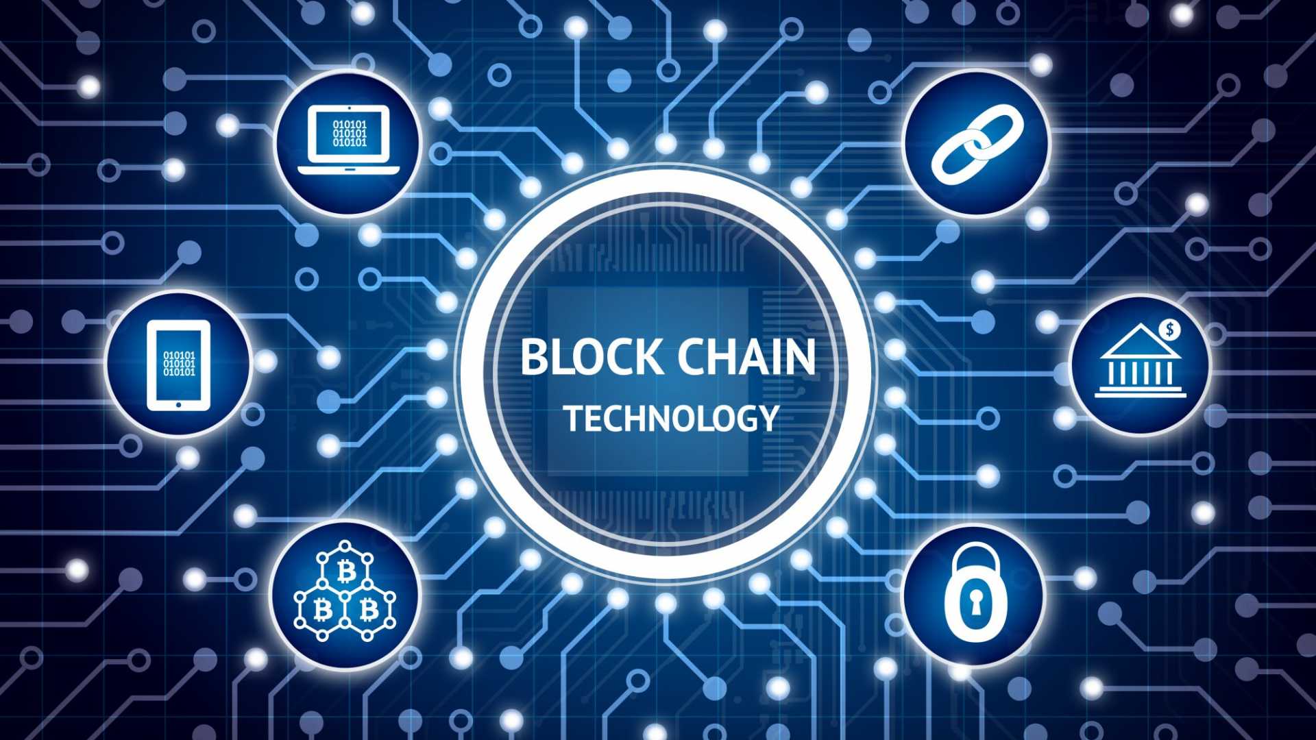 Blockchain Technology circuit diagram