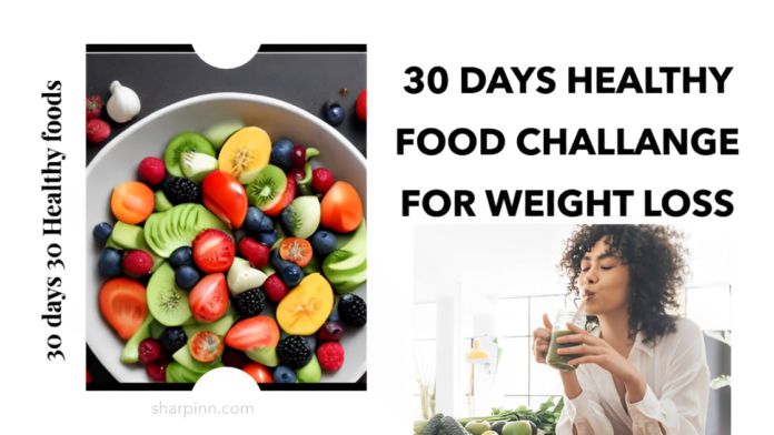 30 days weight loss challanges