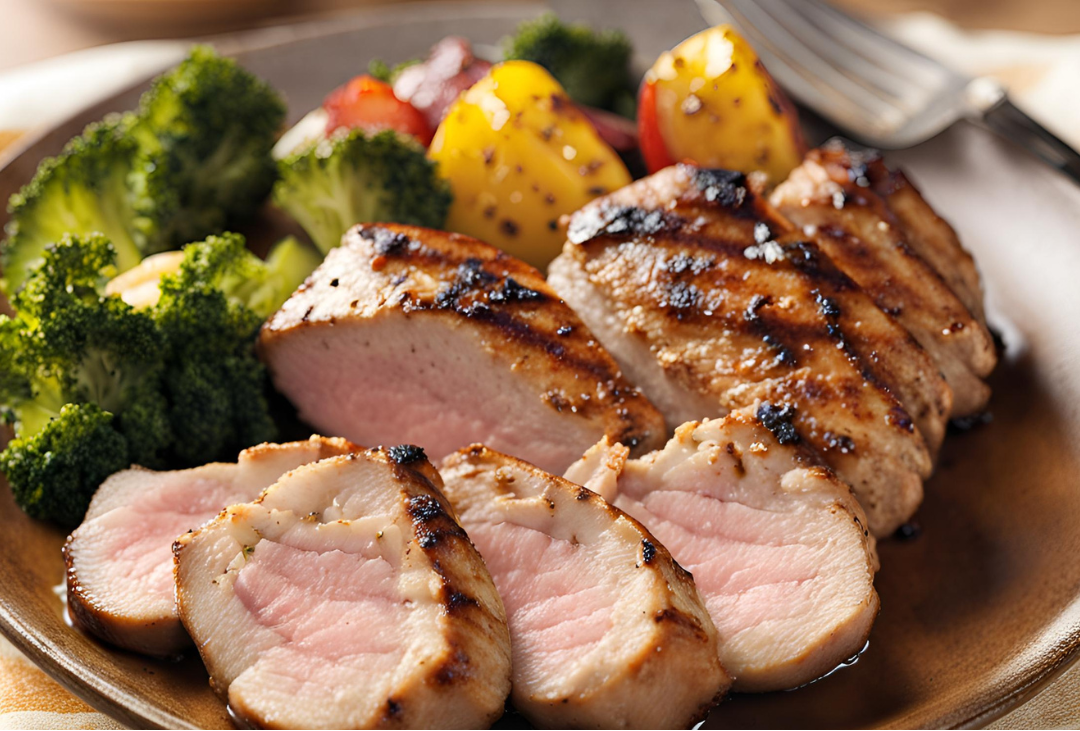 Grilled and Seared Pork Tenderloin