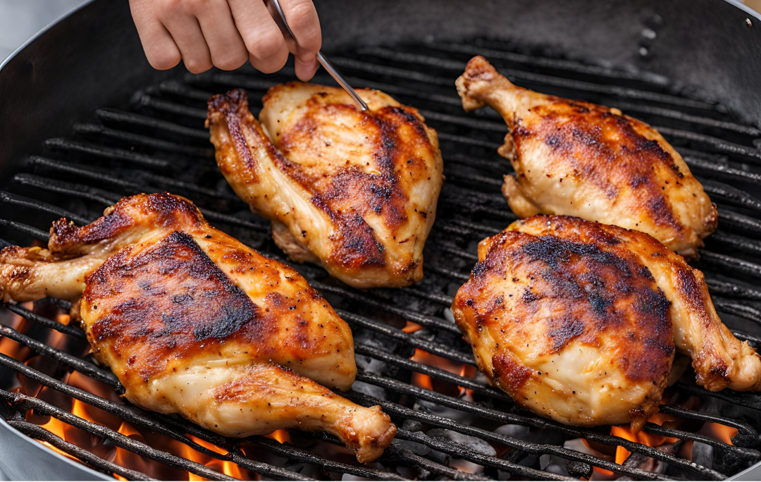 Grilling Chicken