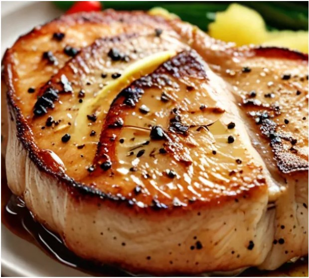 Lemon Butter Pork Chops