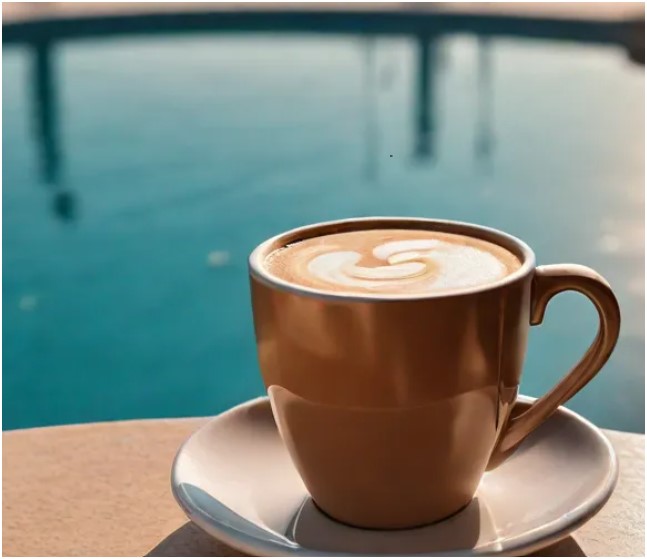 Coffee and Swimming