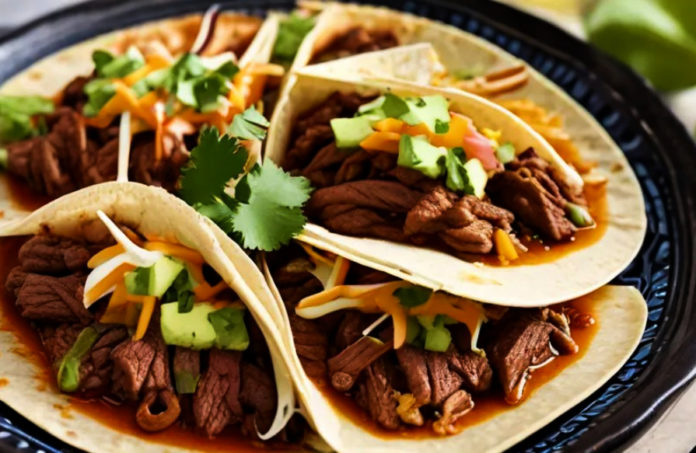 Beef Birria Queso Tacos