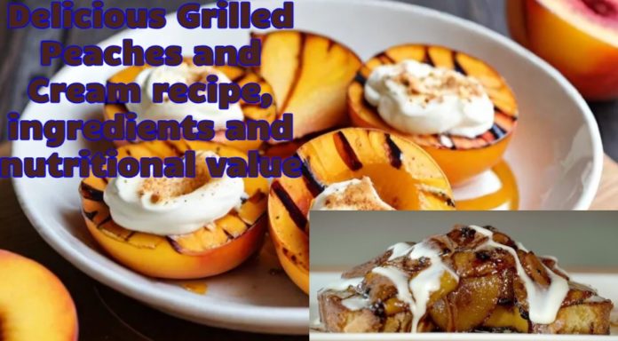 Grilled Peaches and Cream