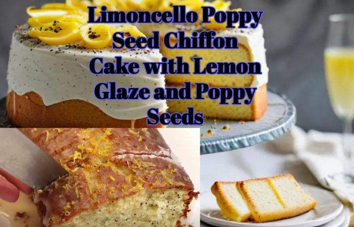 Limoncello poppy seed chiffon