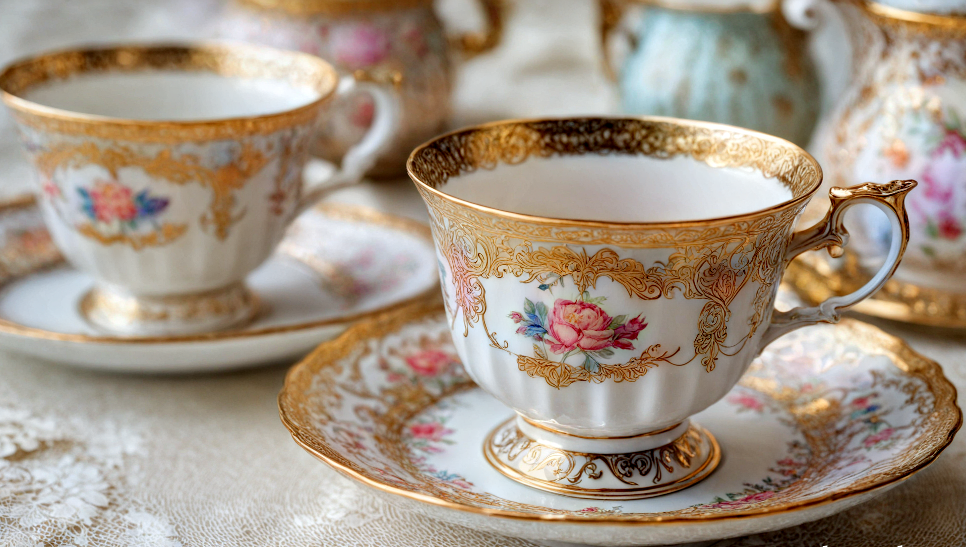 Decorative Tea Cups