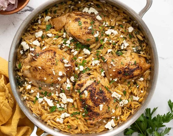 One pot lemon chicken