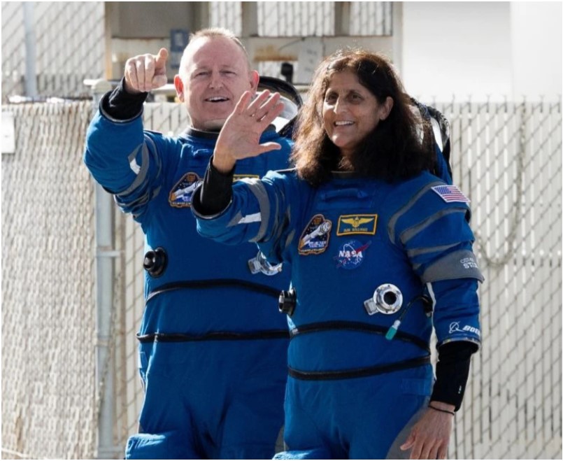 Sunita Williams and Butch Willmore